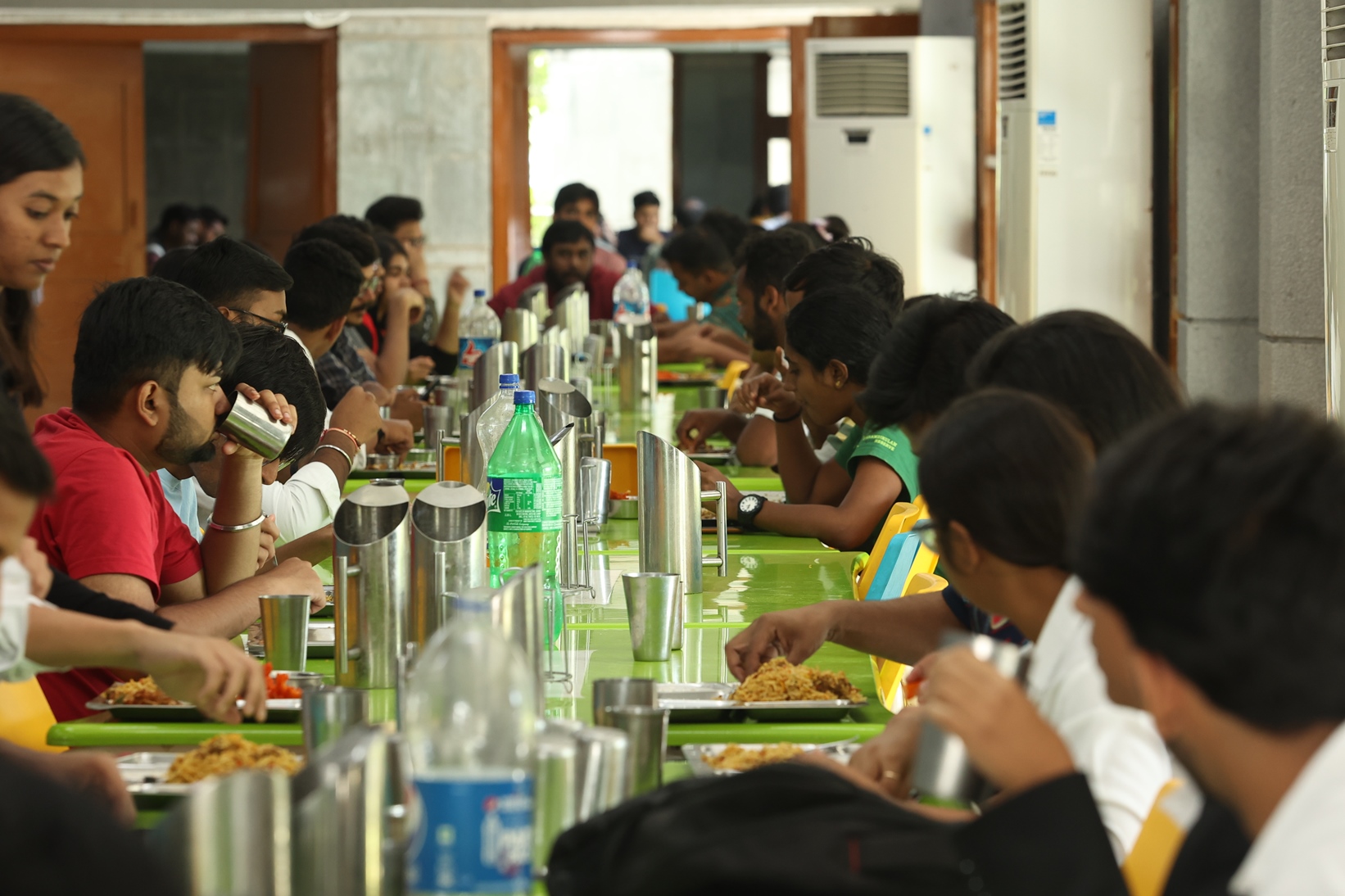 Students Having Meals