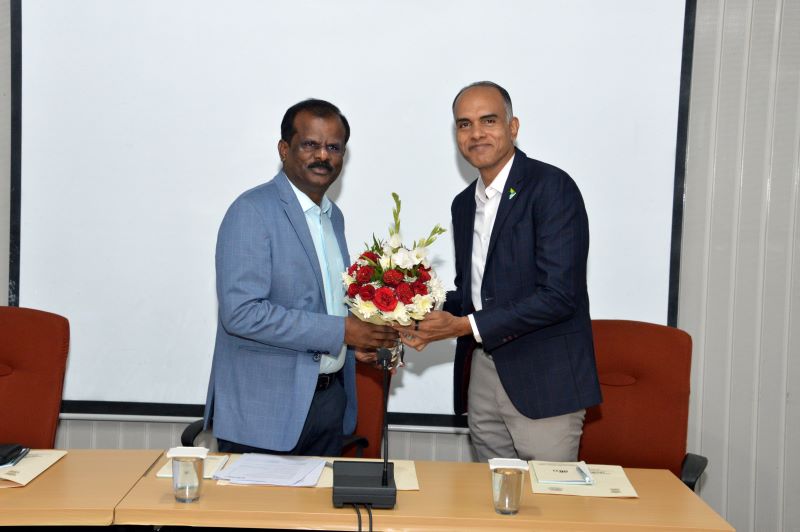 Director welcomes Prathap Das