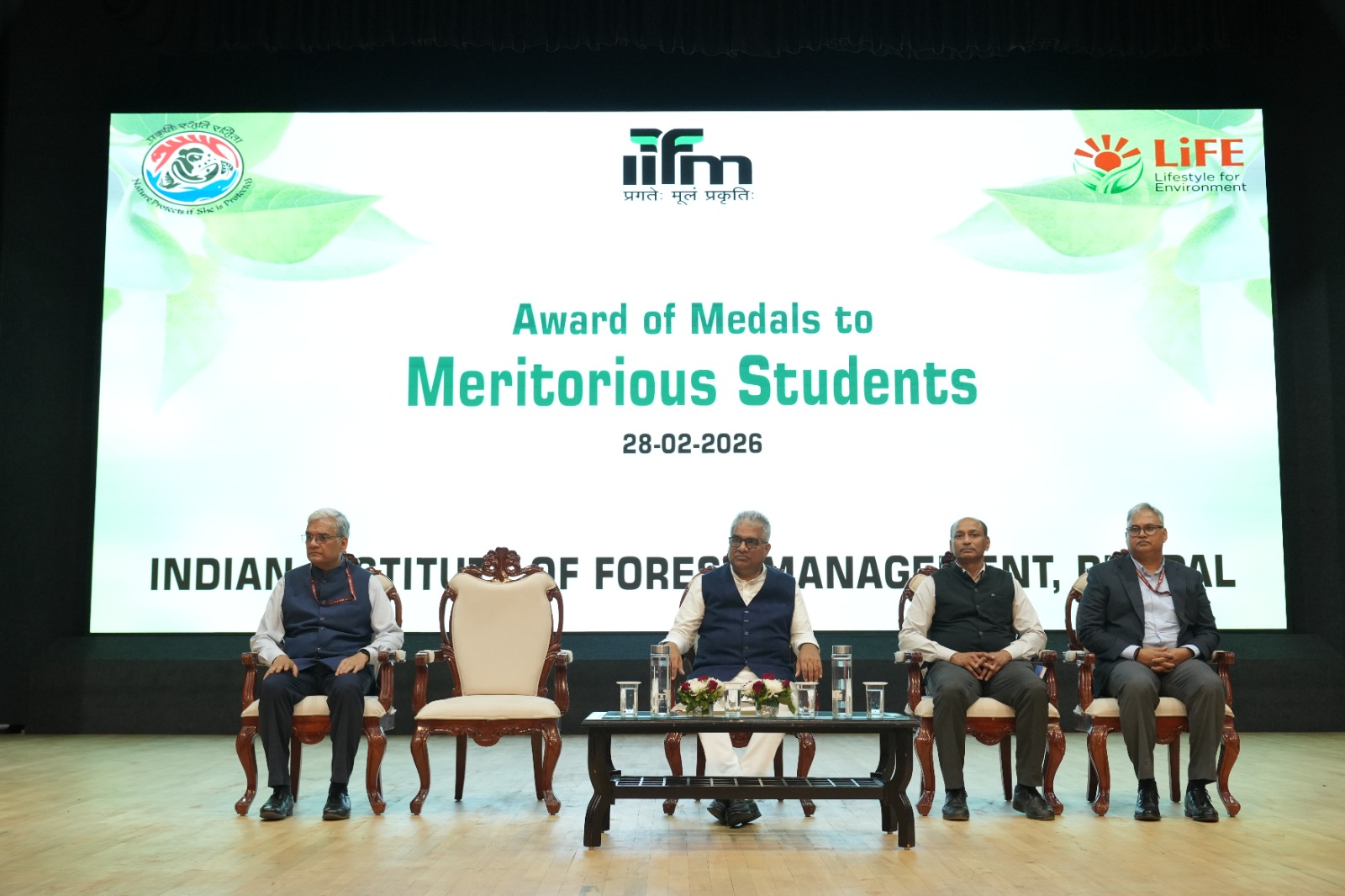 Dignitories on Dias